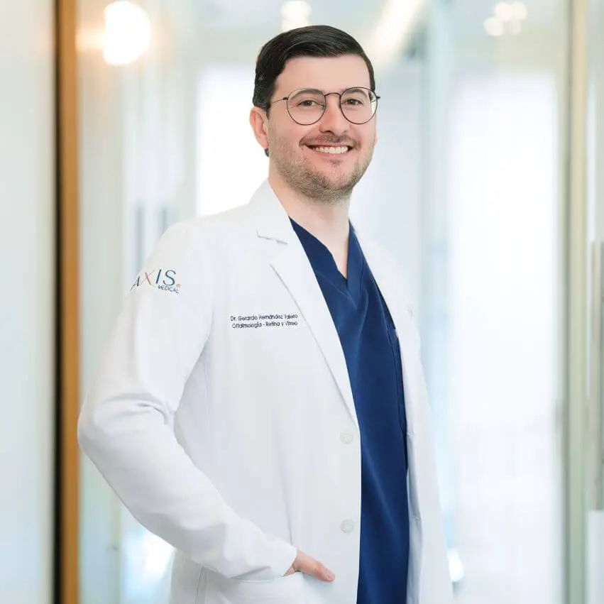 Dr. Gerardo Marcelo Hernández Valero, oftalmólogo de ALUXE.